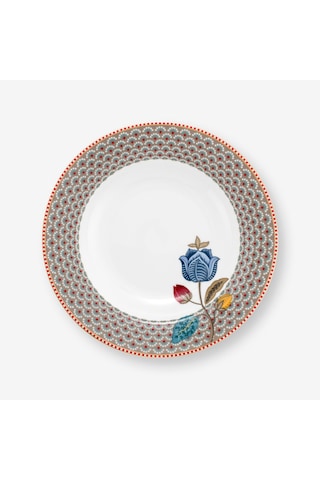 Haki Porselen Çukur Tabak 21,5 Cm