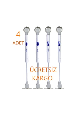 Std Dolap Amortisörü 4 Adet Gazlı Piston Kapak Hidroliği 100N