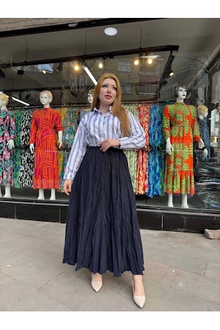 Kraş Etek Siyah Siyah