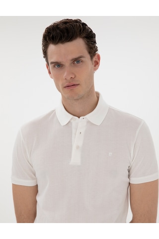 Pierre Cardin Erkek Beyaz Tişört 50302608-vr013 Beyaz