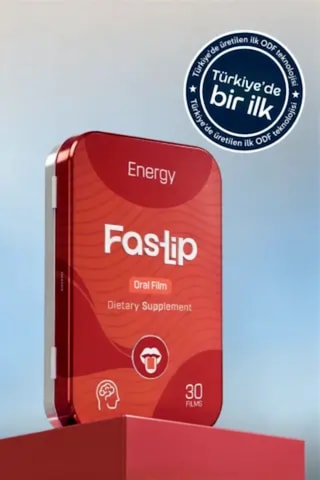 Fastlip Fastip Energy Strip Form 30 Film Tablet - Fast Enerji L-teanin, Ginseng, Kafein Ve Vitamin Aromasız