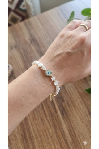Stellar Eye El Yapımı Sedef Nazar Bileklik Diğer