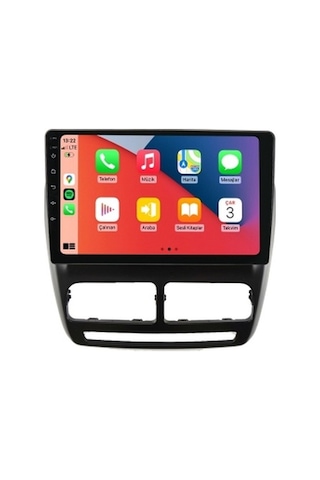 Fiat Doblo 2010-2014 4gb Ram 64gb Hafıza 8 Çekirdek Carplay Kamera Android Multimedya 9"