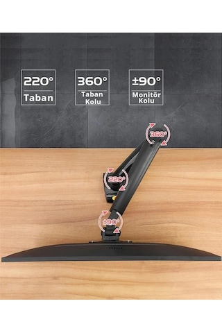 Tayfun 17-32'' İnç Oyuncu Led Monitör Masa Üstü Amositörlü Askı Aparatı