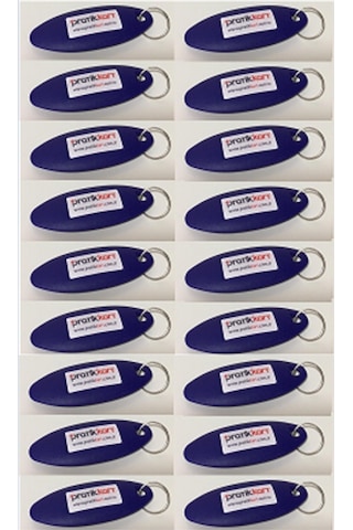 Pratik Balık Anahtarlık-Göstergeç Anahtarlık- Göstergeç Çip 40 Ad