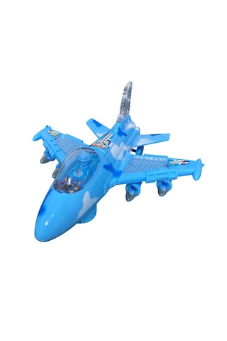 25 Cm Sesli Işıklı Hareketli Plane Fighter 9474