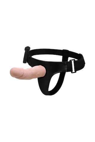 Odins Shop 6 CM Dolgulu İçi Boş Titreşimli Belden Bağlamalı Protez Kumandalı Vibratör