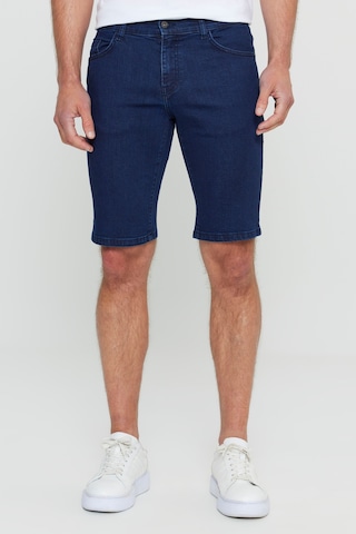 Ac&Co / Altınyıldız Classics Erkek K.Lacı Slim Fit Dar Kesim Pamuklu Esnek Denim Şort