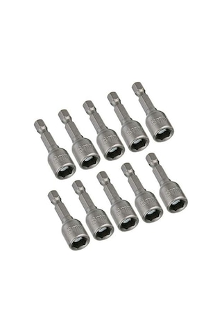 Manyetik Somun Adaptörü 8 45 Mm 10 Adet