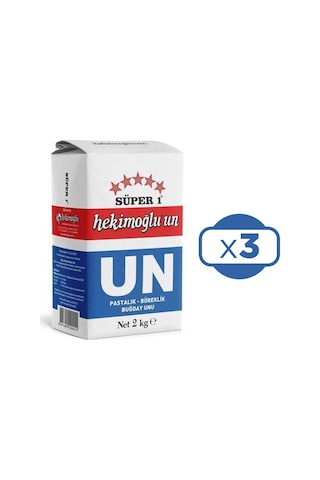 Hekimoğlu Un 3 x 2 KG