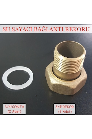 Su Saati Bağlantı Rekoru - 3/4 Sayaç Rakoru (Paket 2 Adet)