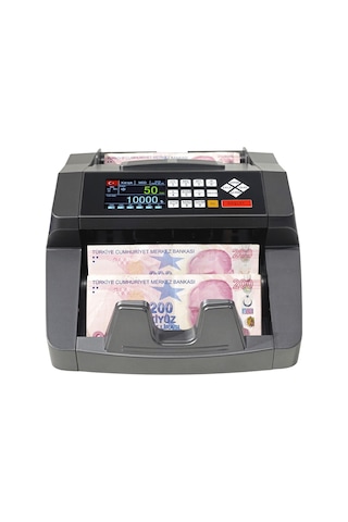 SC7520 Karışık Para Sayma Makinesi, TL Karışık, Euro ve Usd Adet Sayım + Müşteri Ekranı