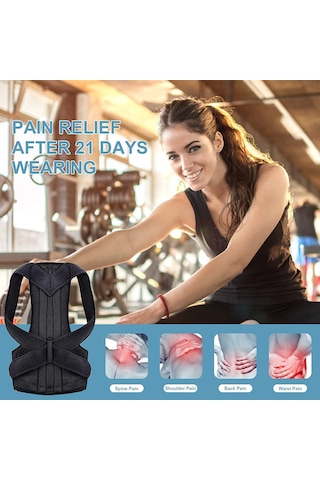 Medikal Dik Duruş Korsesi Kifoz Skolyoz Korsesi Omuz Bel Korsesi