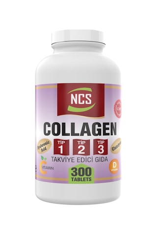 Ncs Hidrolize Collagen Tip 1-2-3 Glutatyon 300 Tablet X 3 Kutu