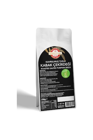 Gürbüzler Glutensiz Kabak Çekirdeği Kavrulmuş Tuzlu 250 G