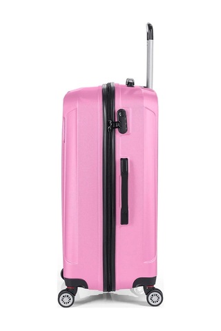 Polo&sky Spring Model Pembe Renk Orta Boy Valiz Bavul Pembe