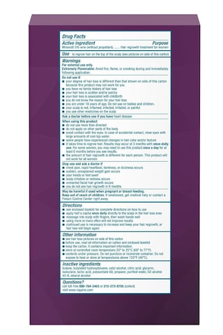 Rogaine Women Saç Dökülmesine Karşı Köpük 60 G