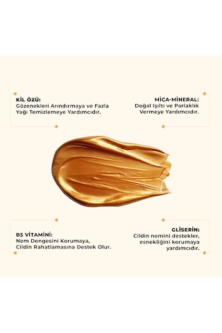Dermokil Soyulabilir Altın Kil Maske 50 Ml
