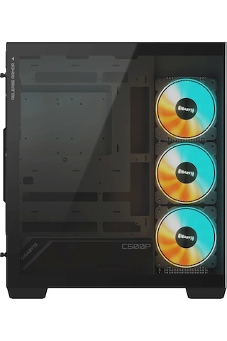 Gigabyte C500 Panoramic Stealth Glass Usb 3.0 Type-c Siyah Atx Mid Tower Kasa