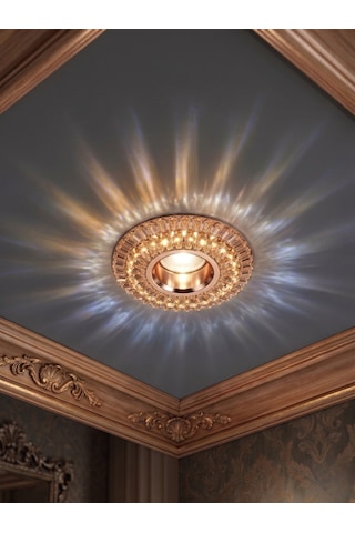 4 Adet Cata Ct 6636 Manolya Led Efektli Dekoratif Cam Spot Kasası Gu10 Duy 3200k Gün Işığ Beyaz