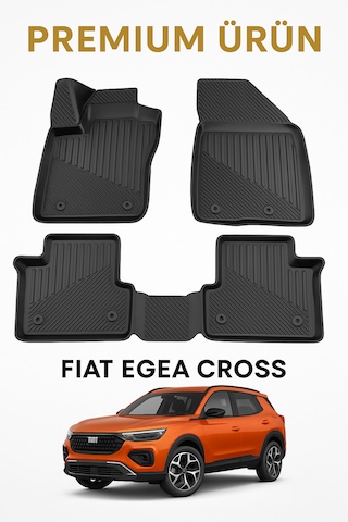Fiat Egea Cross Uyumlu 3d Oto Paspas Premium