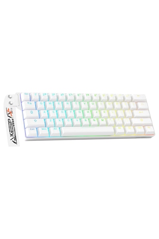 Dareu Ek60 He White %60 Yulong Manyetik Switch 8k Hz Hall Effect Hotswap Rgb İngilizce Gaming Klavye