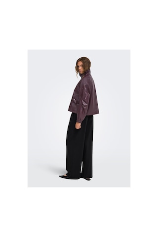 Only 15373805 Onlmını Faux Leather Jacket Cc Otw Kadın Ceket Decadent Chocolate