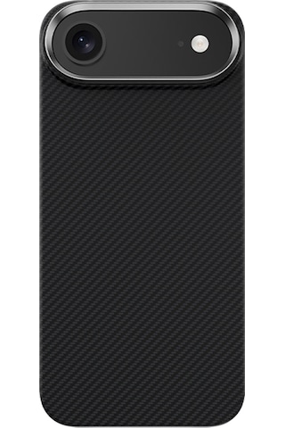 Apple Uyumlu iPhone 17 Air Kılıf Benks M-safe Şarj Metal Kamera Çerçeveli Armorair 600d Kevlar Fiber Siyah