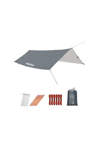 Kingcamp Rimini M Tarp-gölgelik Upf50+ I 300x300 Cm Grey Gri