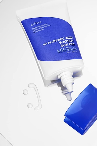 Isntree Hyaluronic Acid Watery Sun Gel 50 Ml Kimyasal Filtreli 8 Tip Hyalüronik Asit İçeren Spf50+ Güneş Koruyucu Bakım Jeli