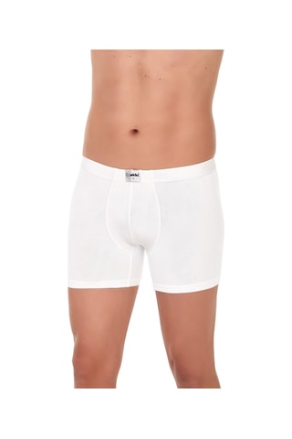 Yıldız Çamaşır Erkek Bambu Likralı Boxer 320-324 - 3 Adet Beyaz