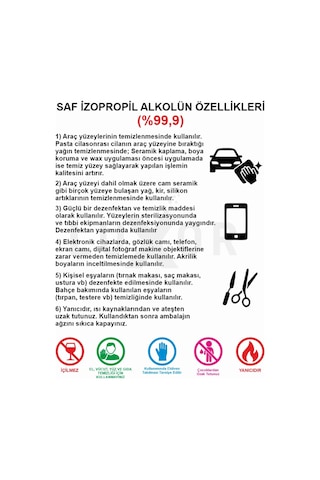 Luxor Kimya Saf İpa %99.9 İzopropil Alkol 400 ML