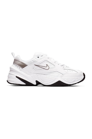Nike M2k Tekno Leather Unisex Reflector Sneaker Hakiki Deri Beyaz Spor Ayakkabı
