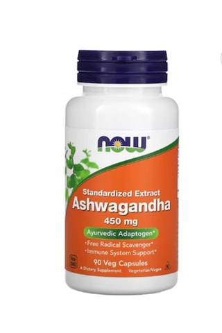 Now Ashwa/gandha Extract 450mg. / 90 Vcaps. Aromasız