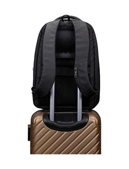 Ga-0010 Gauntlet V1 Sert Kabuk Serisi 15.6 İnch Uyumlu Wtx Pro Su Geçirmez Kumaş Laptop Çantası -siyah