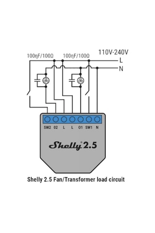 Shelly Rc Snubber Devre Koruma Modülü