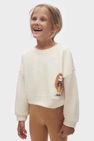 Nk Kids 37513 Kız Çocuk Krem Kolej Sweat Krem