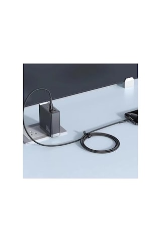 Ca-5643 60w 3a Type-c To Type-c Şarj Ve Data Kablosu Siyah - 2m