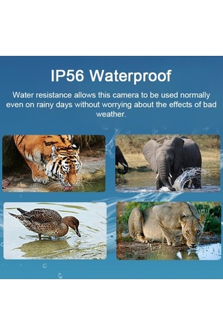 Tongxida Pr100b 12mp/1080p Çok Fonksiyonlu Ip56 Suya Dayanıklı İzleme Kamerası, Gündüz/gece Modu, 26 Kızılötesi Işıkla Avcılık Çok Renkli