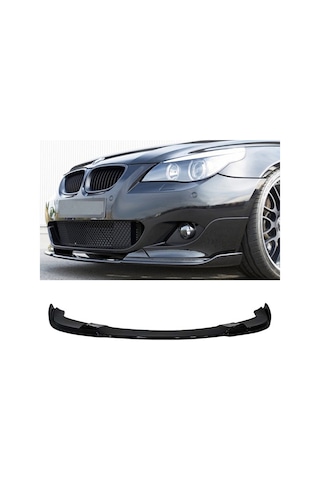 Bmw E60 M Technic Ön Lip Plastik Parlak Siyah Ön-ek-bodykit 2003 2004 2005 2006 2007 2008 2009 2010