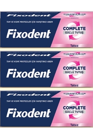 Complete Diş Protez Yapıştırıcı Aromasız 47g X3 Adet