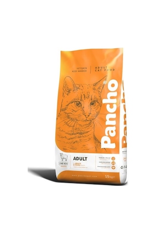 Pancho Kuzu Etli Yetişkin Kedi Maması 15 KG