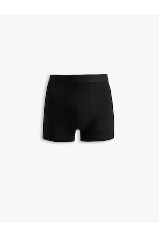 Koton Pamuklu Basic 3'lü Boxer Seti Siyah 7wlm90002mk