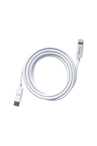 Eco-al Örgülü Beyaz Usb-a Lightning Kablo 1.2 M,2.4 A Hızlı Şarj