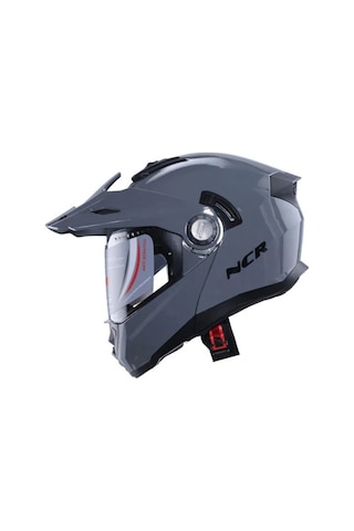 Cross Kask Ncr-165 Çene Açılır Gözlüklü E-ce Belgeli Kask Nardo Gri Koyu Gri