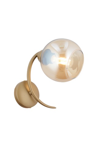 Pireal Tekli Eskitme Bal Camlı Modern Yatak Başı, Salon Aplik Eskitme