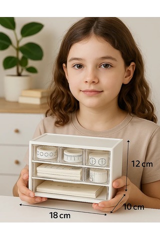 Vkarman Masaüstü Küçük Eşya Düzenleyici 224632552 Beyaz