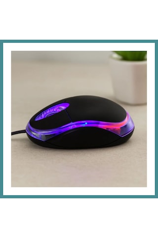 Trendexa Kablolu Optik Mouse 1200 Dpı Siyah Usb, 110 Cm Mac