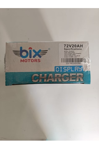 Bix E-bike Akıllı Şarj Aleti 48-60-72v 20ah Otomatik Akım Durdurma Özellikli Dijital Şarj Oranı Göstergeli 72V20Ah 6 Akü Için