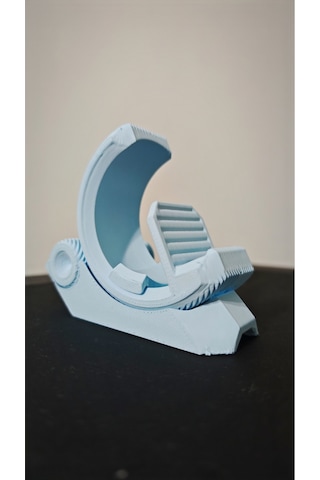 Morfem3d Mavi Ayarlanabilir Cep Telefonu Standı Masaüstü Telefon Tutucu